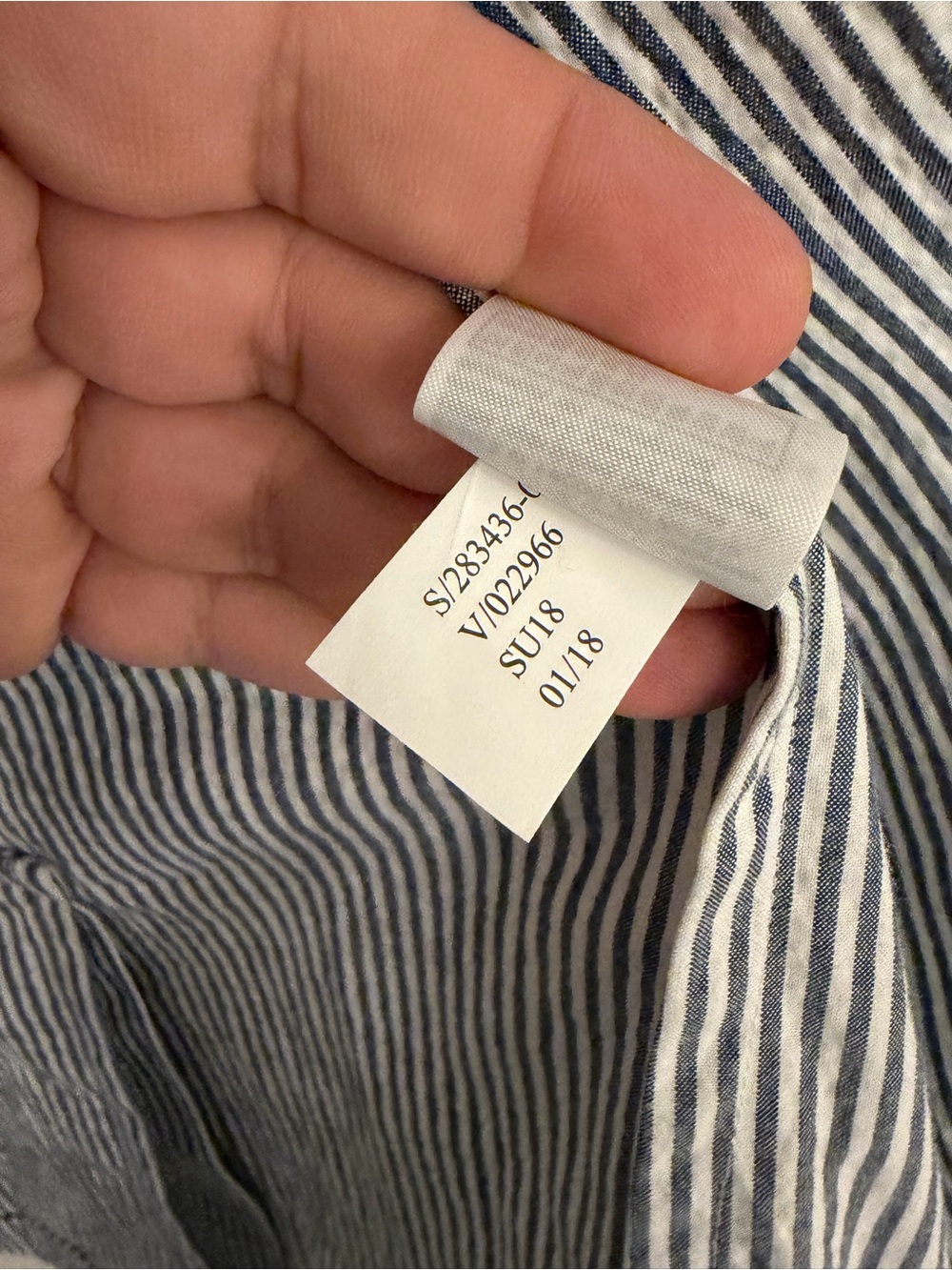 Banana Republic Slim Fit Seersucker Blazer 40R Blue Cotton Sport Coat - Picture 6 of 7